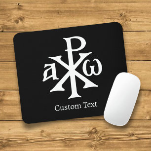 Chi Rho Christogram Mouse Pad