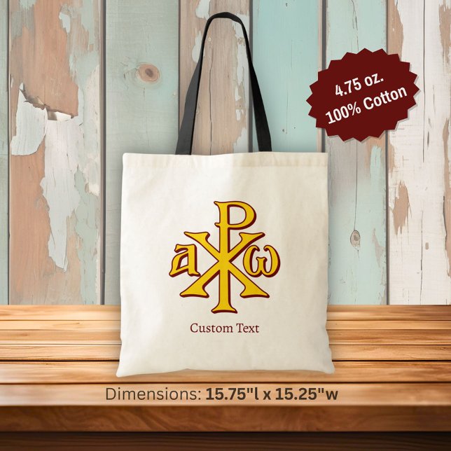 Chi Rho Christogram Tote Bag (Creator Uploaded)