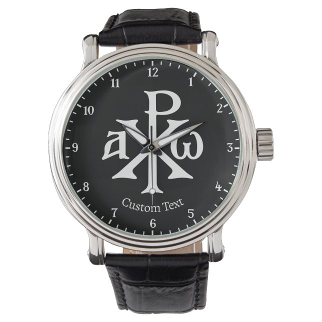 Chi Rho Christogram Watch (Front)