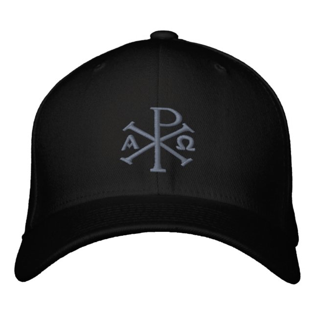 Chi Rho Embroidered Hat (Front)