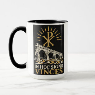 Chi Rho Milvian Bridge In Hoc Signo Vinces Mug