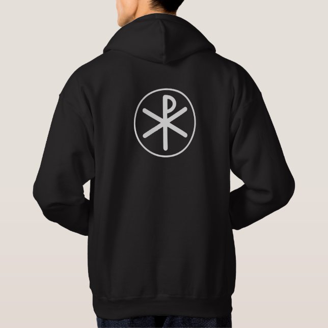 Chi-rho symbol hoodie (Back)