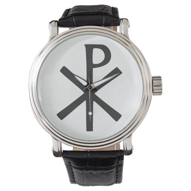 Chi Rho symbol Watch (Front)