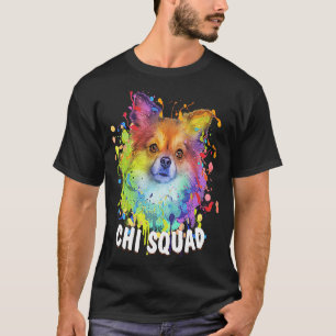Chi Squad Chihuahua Fur Mom Chiwawa Fur Dad Animal T-Shirt