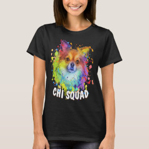 Chi Squad Chihuahua Fur Mom Chiwawa Fur Dad Animal T-Shirt