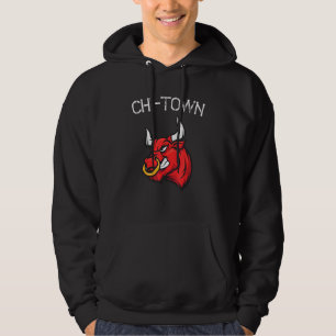 Chi Town Bull Chicago Fans Basketball 23 For Men W Hoodie
