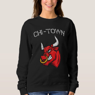 Chi Town Bull Chicago Fans Basketball 23 For Men W Sweatshirt