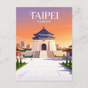 Chiang Kai-shek Memorial Hall Taiwan Postcard