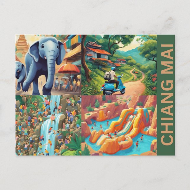 Chiang Mai Postcard (Front)