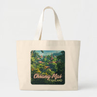 Chiang Mai Thailand Asia Temples Mountains Vintage