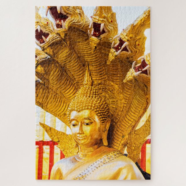 Chiang Mai Watt Pra That Doi Suthep Jigsaw Puzzle (Vertical)