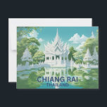 Chiang Rai  Postcard<br><div class="desc">Inspired by a recent trip to the white temple Chiang Rai</div>