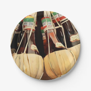 Chianti Wine Paper Plates