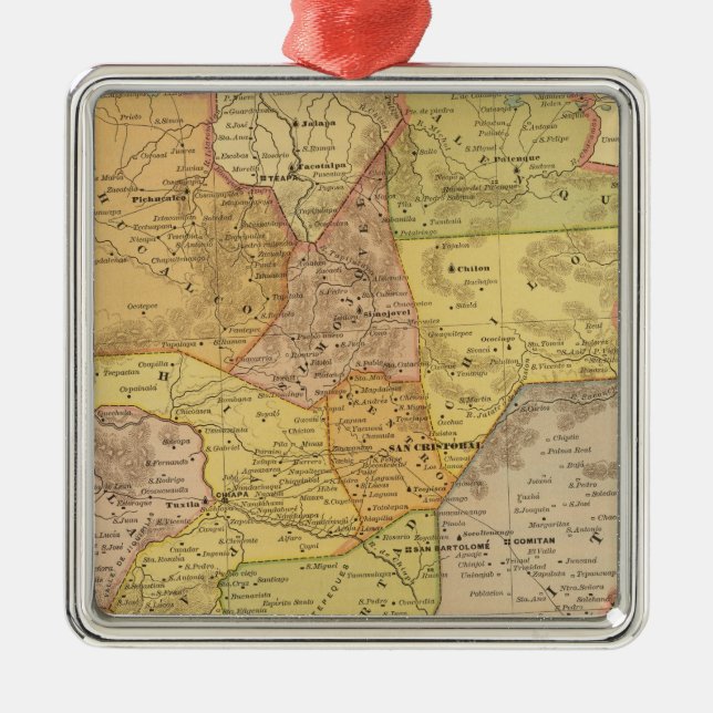 Chiapas Metal Tree Decoration (Front)