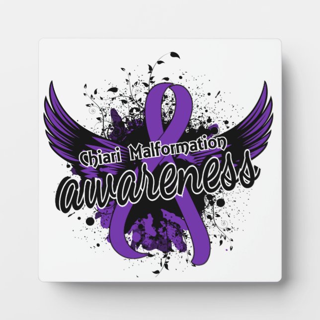 Chiari Malformation Awareness 16 Plaque (Front)