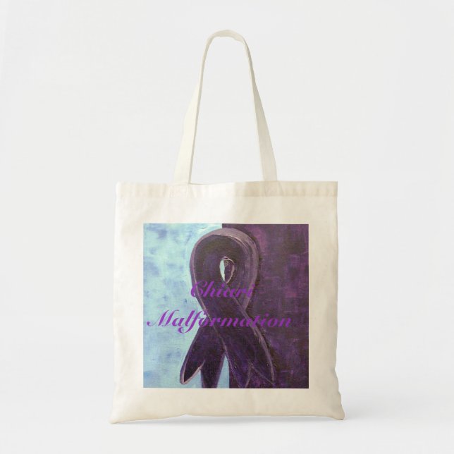 Chiari Malformation Tote Bag (Front)