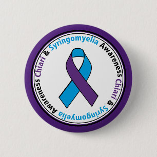 Chiari & Syringomyelia Awareness Ribbon Button