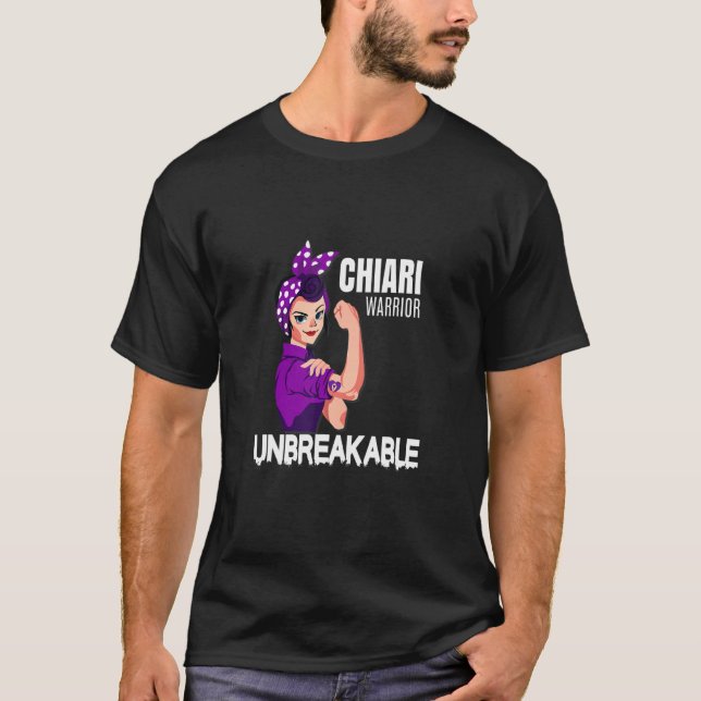 Chiari Warrior Unbreakable Awareness T-Shirt (Front)