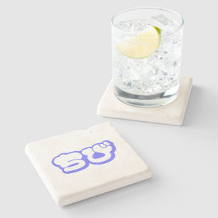 Chibi ちび Japanese Nihongo Hiragana Script Stone Coaster