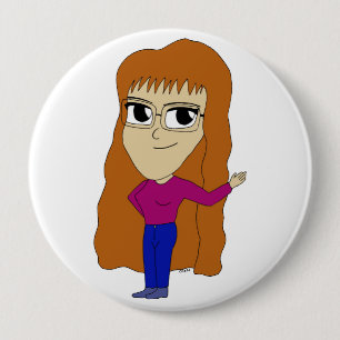 chibi 10 cm round badge