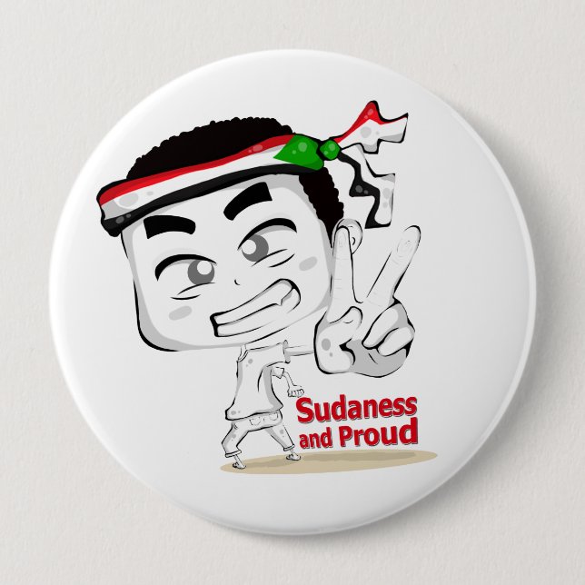 chibi  10 cm round badge (Front)