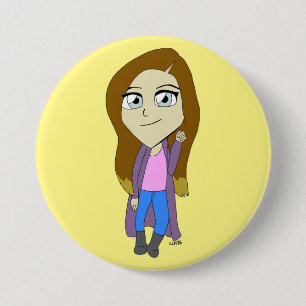Chibi 7.5 cm round badge