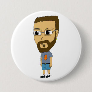 chibi 7.5 cm round badge