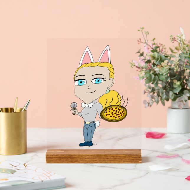 chibi acrylic sign (Wedding)