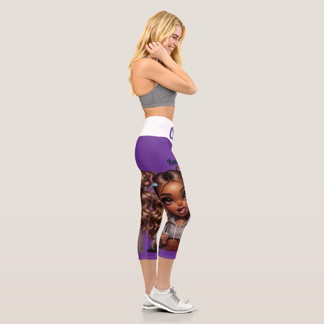 CHIBI Baddie  Capri Leggings (Right)