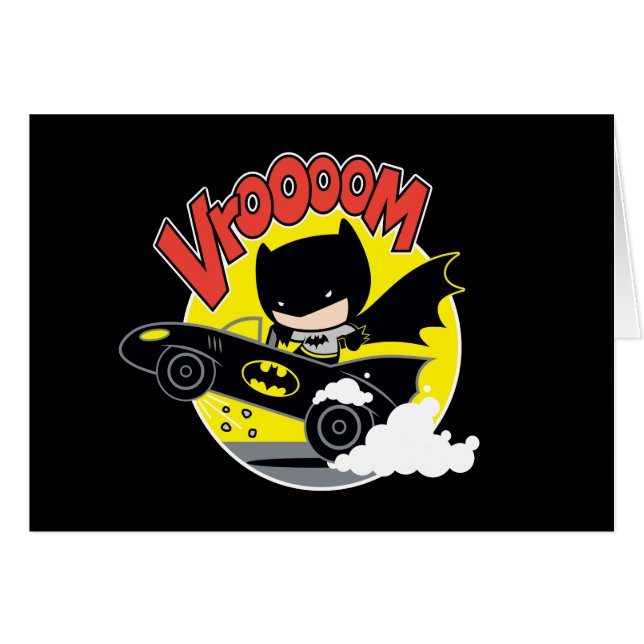 Chibi Batman In The Batmobile (Front Horizontal)