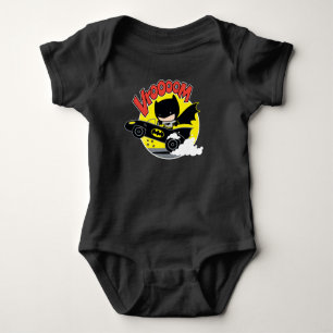 Chibi Batman In The Batmobile Baby Bodysuit
