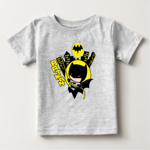 Chibi Batman Scaling The City Baby T-Shirt