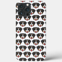 Chibi Bernese patern - cartoon dog style