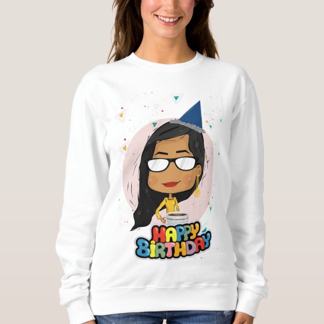 Chibi Birthday Girl Sweatshirt (Front)