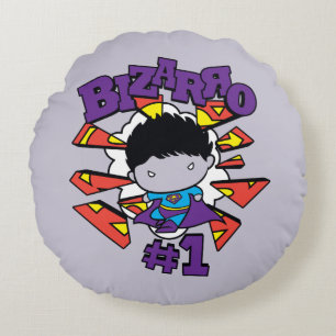 Chibi Bizarro #1 Round Cushion