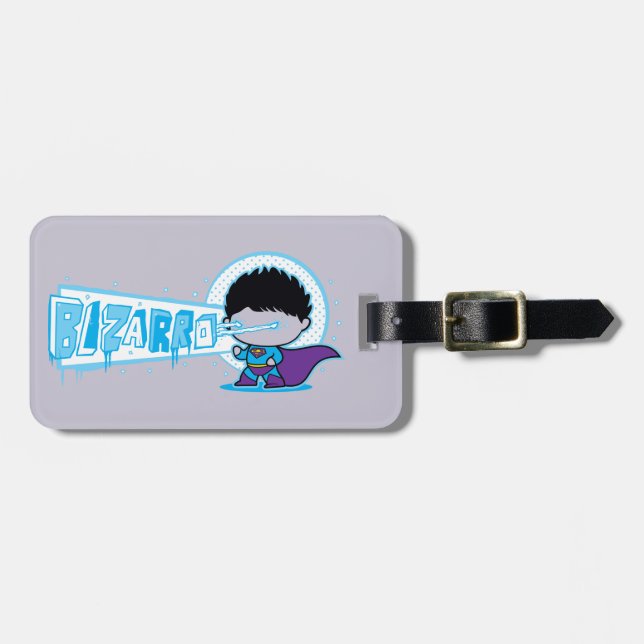 Chibi Bizarro Arctic Vision Luggage Tag (Front Horizontal)