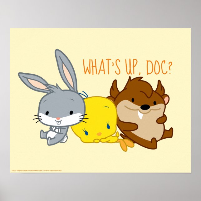 Chibi BUGS BUNNY™, TWEETY™, & TAZ™ Poster (Front)