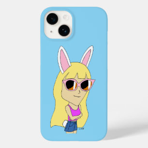 chibi bunnygirl   Case-Mate iPhone 14 case