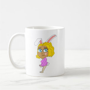 chibi bunnygirl coffee mug