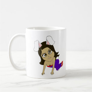 chibi bunnygirl coffee mug
