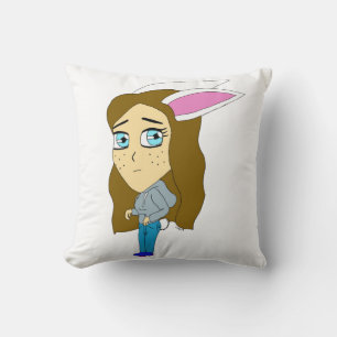 chibi bunnygirl  cushion