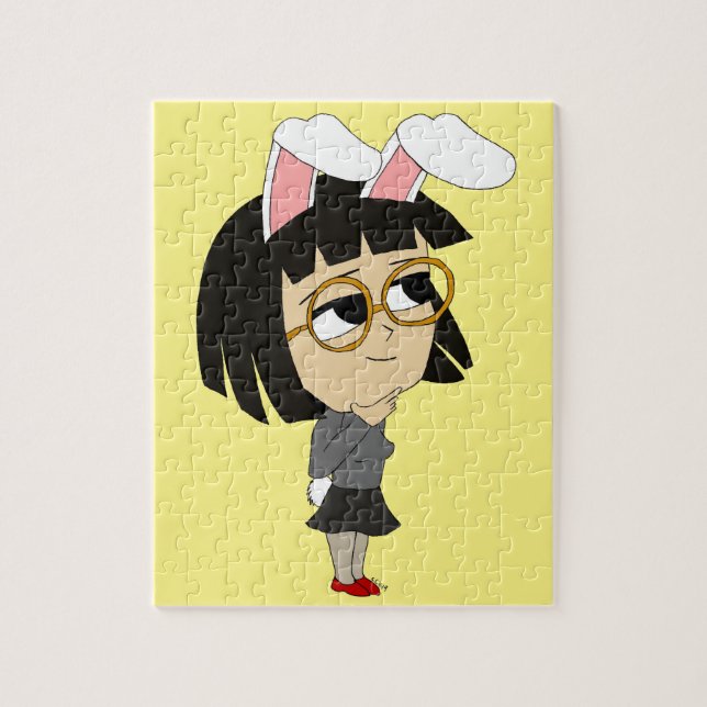 chibi bunnygirl  jigsaw puzzle (Vertical)