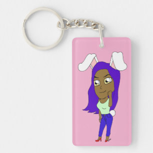 Chibi Bunnygirl Key Ring
