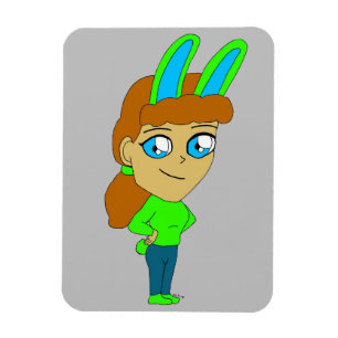 chibi bunnygirl magnet