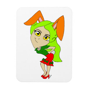 chibi bunnygirl      magnet