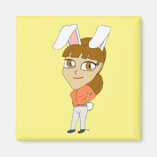 chibi bunnygirl magnet