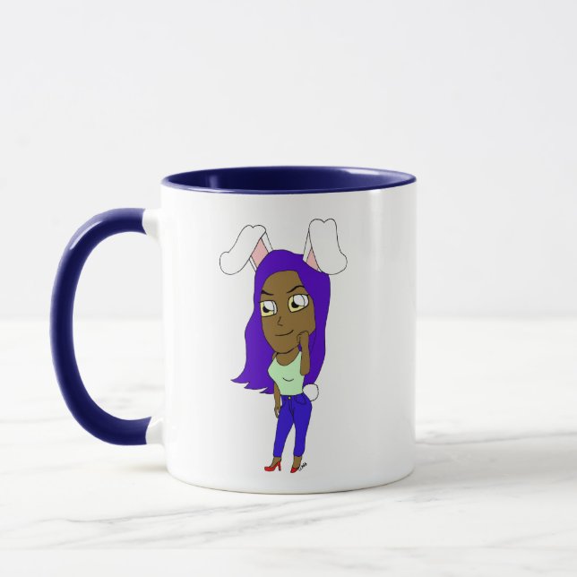 Chibi Bunnygirl Mug (Left)