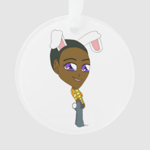 chibi bunnygirl ornament