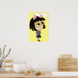 chibi bunnygirl  poster