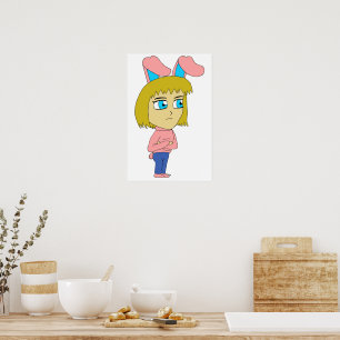 chibi bunnygirl poster